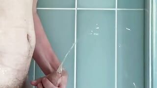 Shower pissing