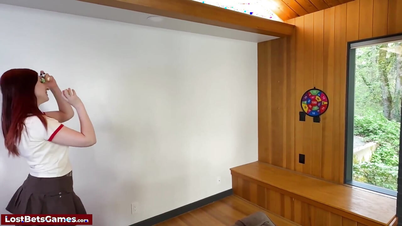 A Darts Game Turned Into a Naughty Strip Game