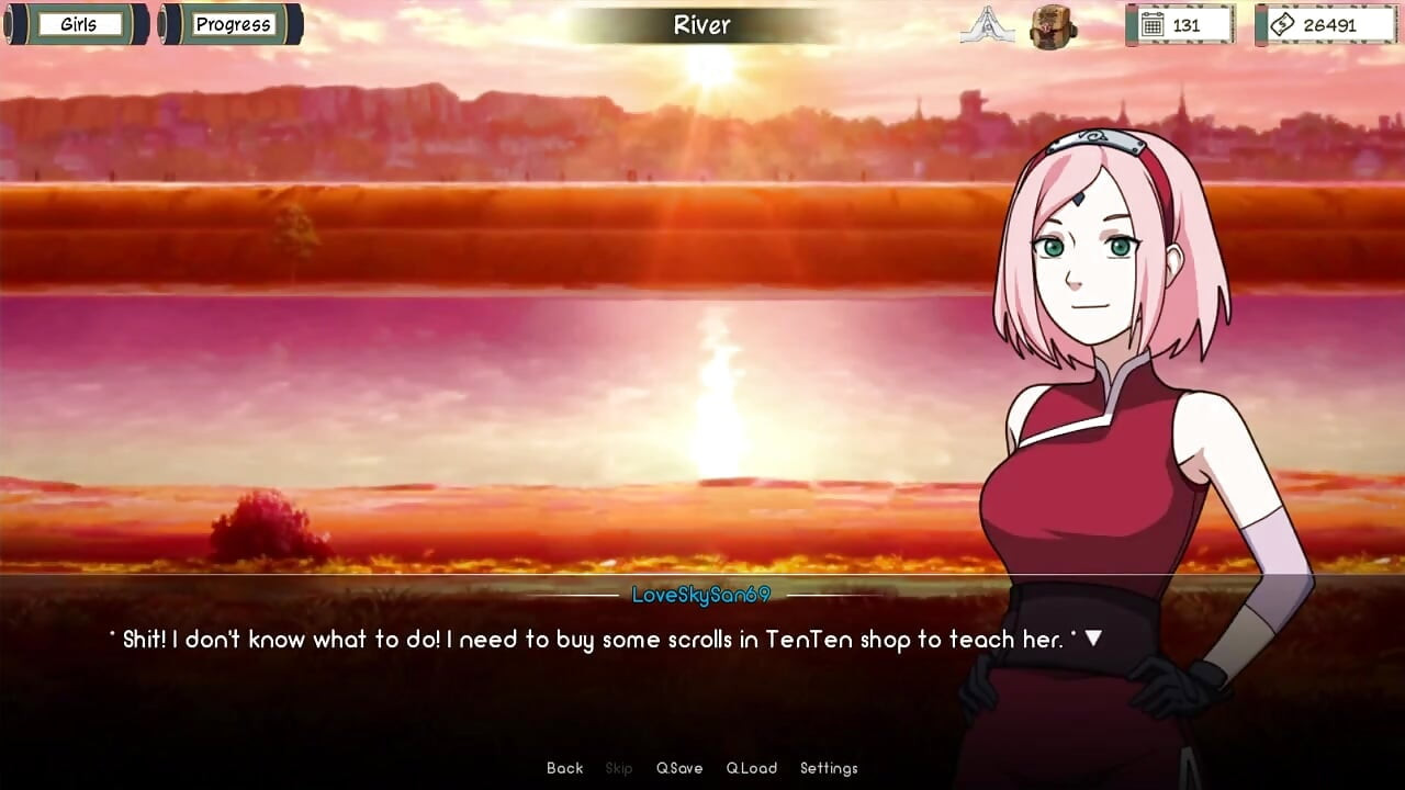 Naruto Hentai - Naruto Trainer v0.16.1 Part 67 Hinata's Ass Anal in Public by Loveskysan69
