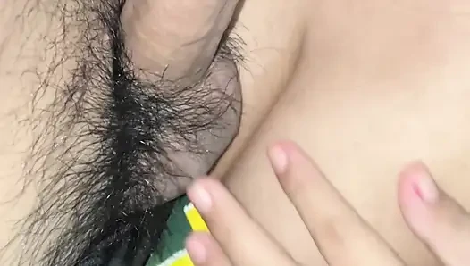 Getting a blowjob from a young woman until cumming inside.