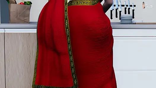 Ich habe meine geile desi stiefmutter in der küche gefickt.