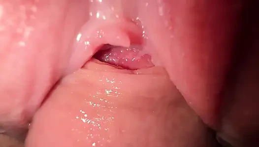 Close up fuck creamy stepsister