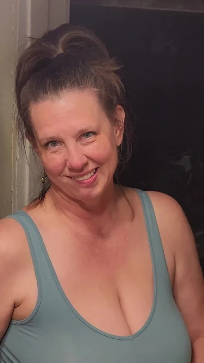 Captivating moment from "A Lonely MILF seduces a young man who rents her basement apartment. "The landlady" Part 1."