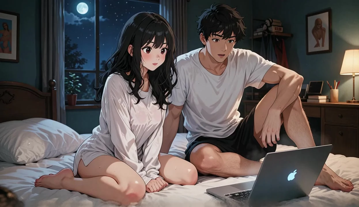 Beautiful woman with big tits gets fucked in her room mercilessly- anime porn- AI porn