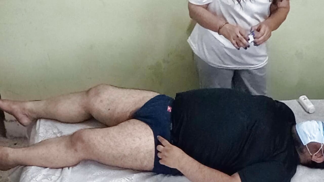 "Big Tit Nurse Deepthroats & Gags On Big Dick Until He Cums"