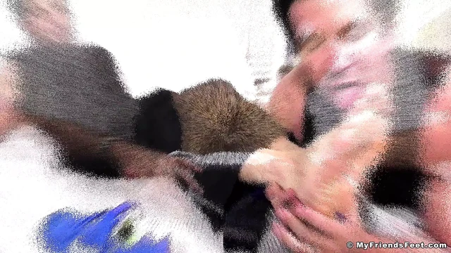 Tired Jock Bax Rubs And Relaxes His Beautiful Size 8 Feet