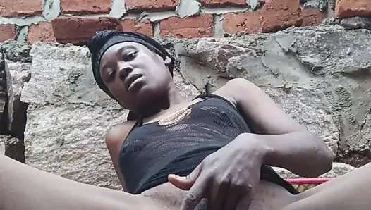 Komm mit mir, während du an einem offenen ort bin