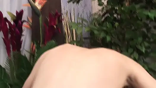 Pink pussy gets fucked deep with a big cock