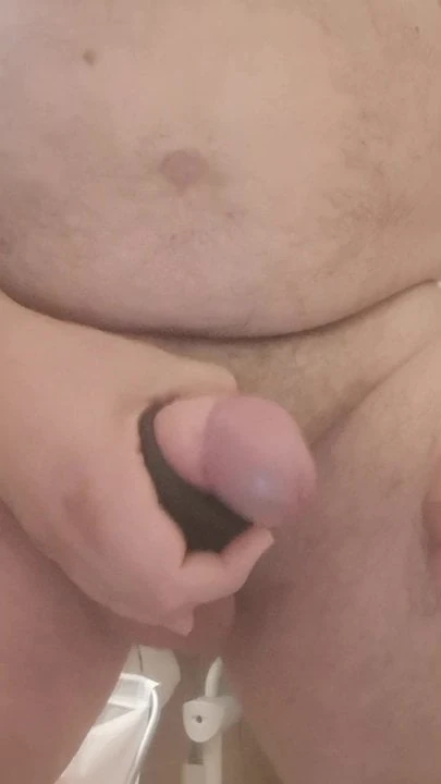 Cumshot with plug