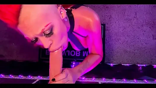 Ms. Red X Is a Face Fuck Addict