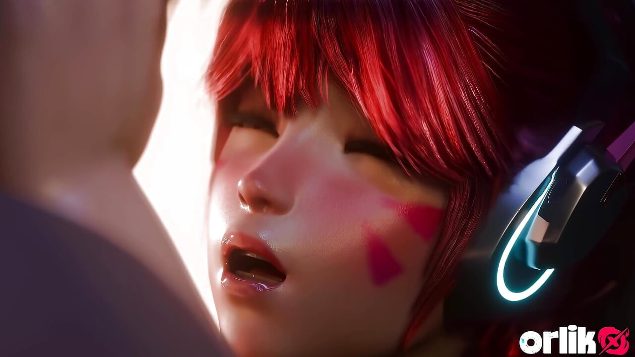 Horny D.va Fucks in the Washroom - Overwatch 3D Animation