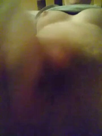 Dumb cunt plays with her nasty fuckhole