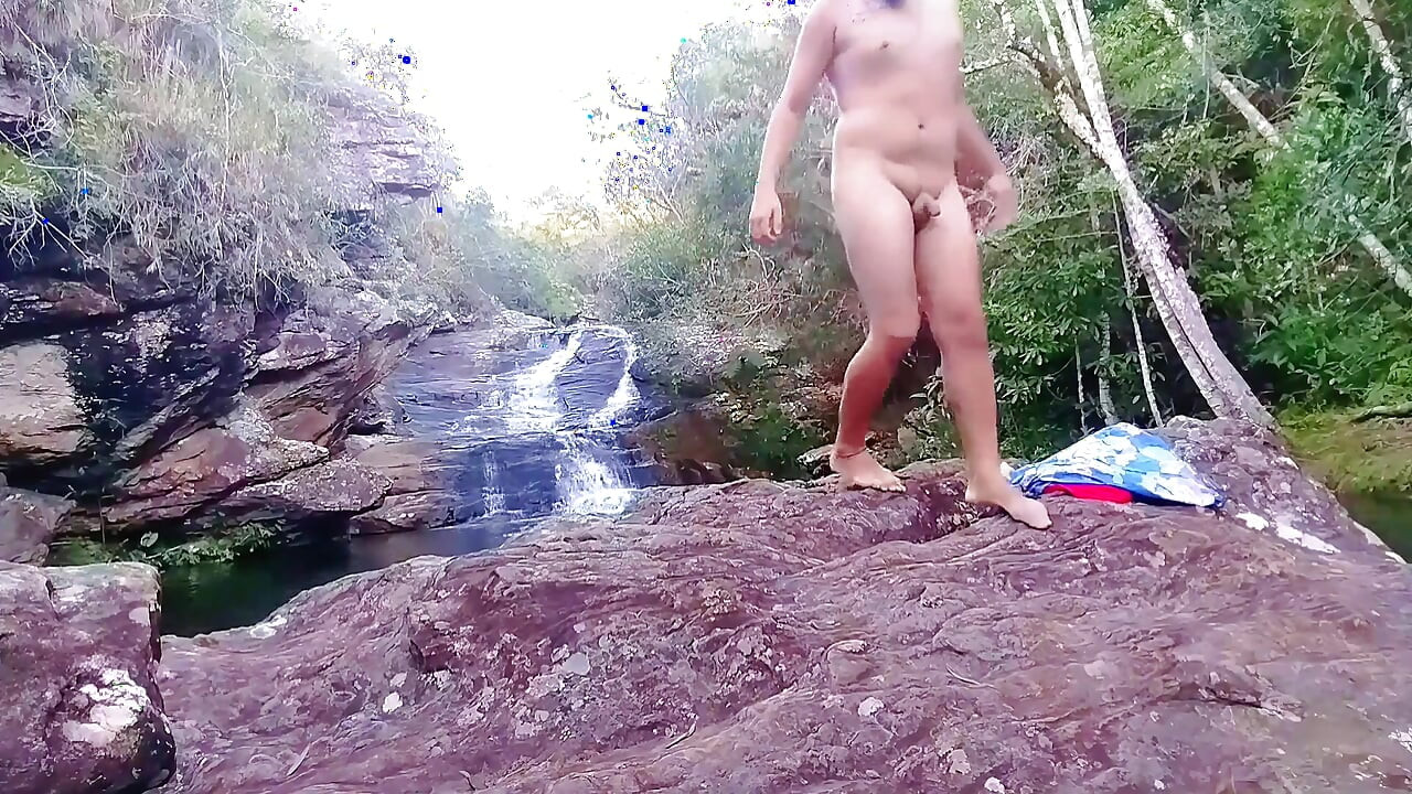 I Went to the Waterfall and Showed off Before Someone Came and Caught Me.