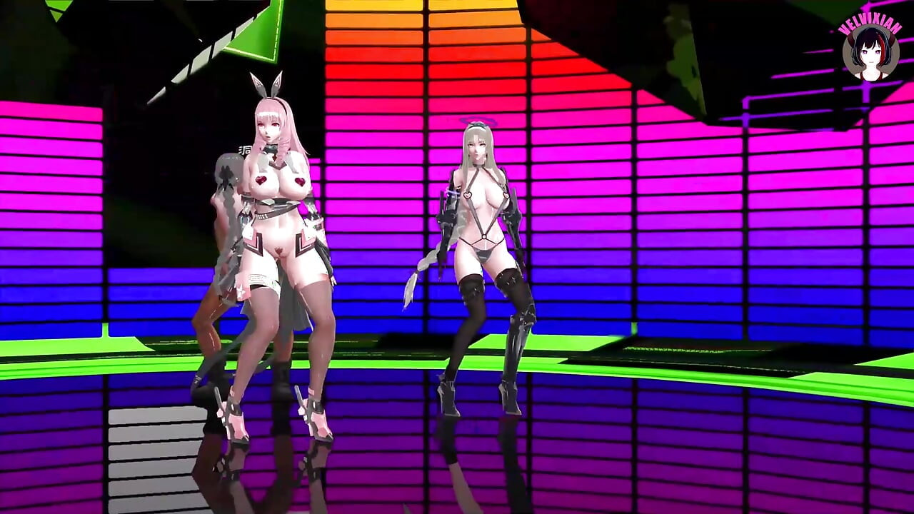 Huge Tits Bunny Girls + Sex (3D HENTAI)