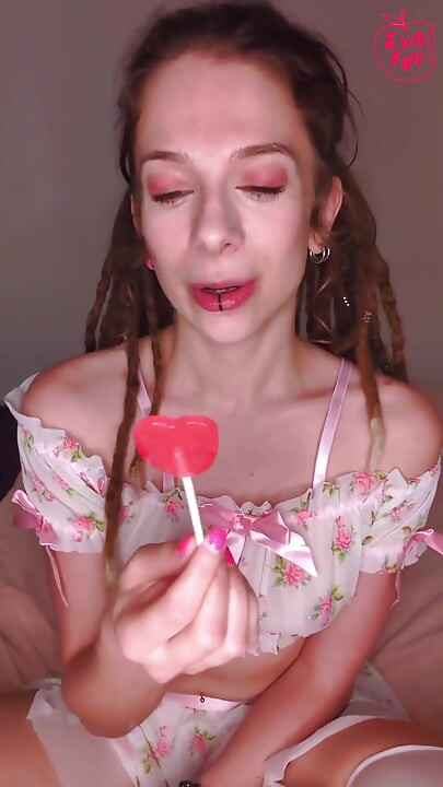 La piruleta Candyland de Eva Fay en mi coño