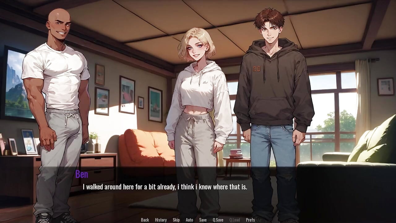 Anime Sex Game Intro- Welcome to Port Haven #1 Gameplay