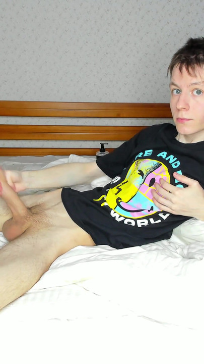 Fresh Stud Slaps Leaking Boner To Cum Finale | Clip 1