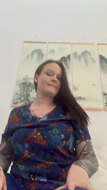 Naughty nurse awaits