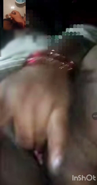 Video call sex with Indian chubby bhabhi full open pussy | Clip 1