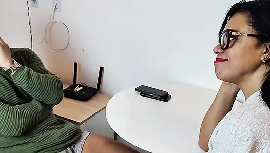 Auntie Shares the Bed with Horny Stepnephew