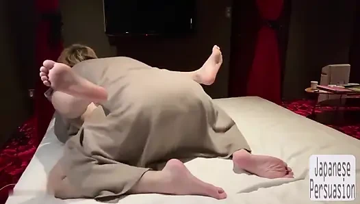 Quiet Glasses Girl - a Simple Massage Turning Into a Private Recorded Moment