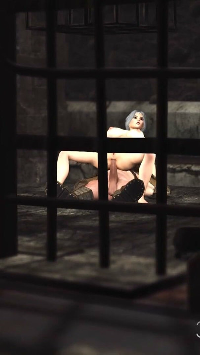 A beautiful princess gets fucked by a dwarf knight in the dungeon | Clip 1