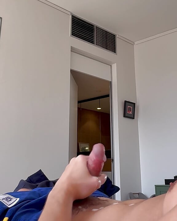 wank in my footy shorts