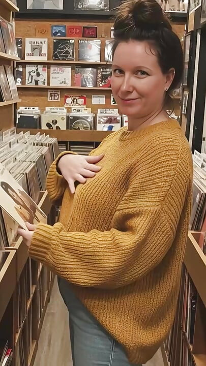 I grabbed my big tits and played with them in many sweaters for my 63f lesbian roommate I wanted to scissor lick and 69 her