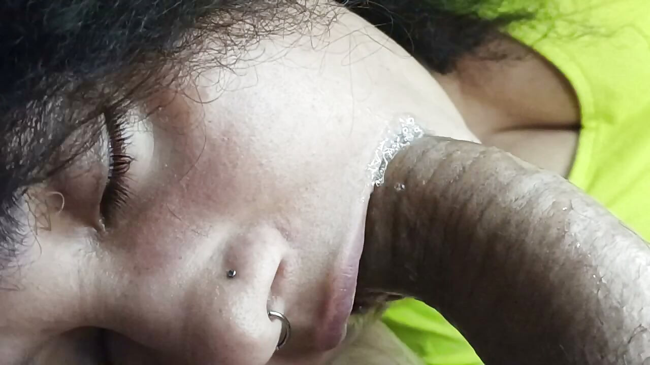CLOSE UP CREAMPIE - she fucked until the cuckold couldn't resist and ejaculated all his hot milk.