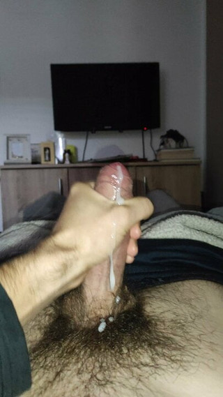 Big hairy croatian dick spurting