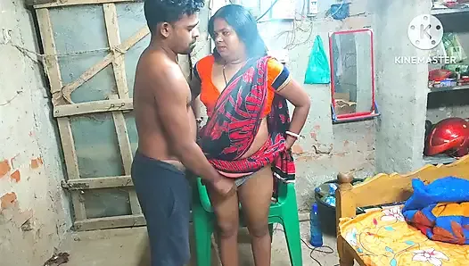 Nephew stripped and fucked aunty