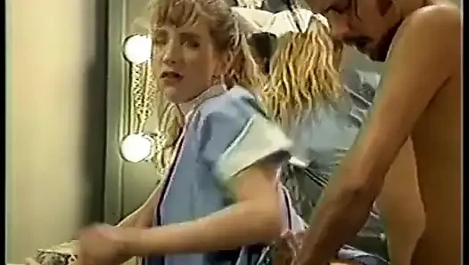 Lusty brunette with tight behind gets doggystyle fucking then cum