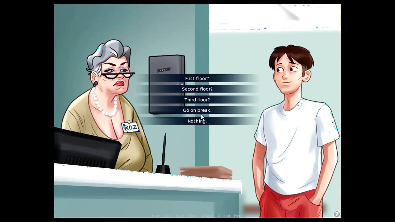 Summertime saga - Johannes jebe Odette... Dame i Johannes igrali su se vrtnje boce.