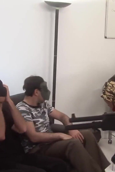 Stunning babes get fucked few horny guys