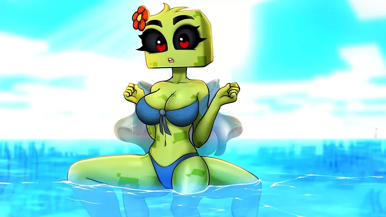 Minecraft napaljena letelica - deo 15 - Puzalica u kupaćim kostimima od Loveskysanhentai