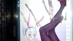 Riven SoP - Cum Tribute On Riven's Body And Stockings