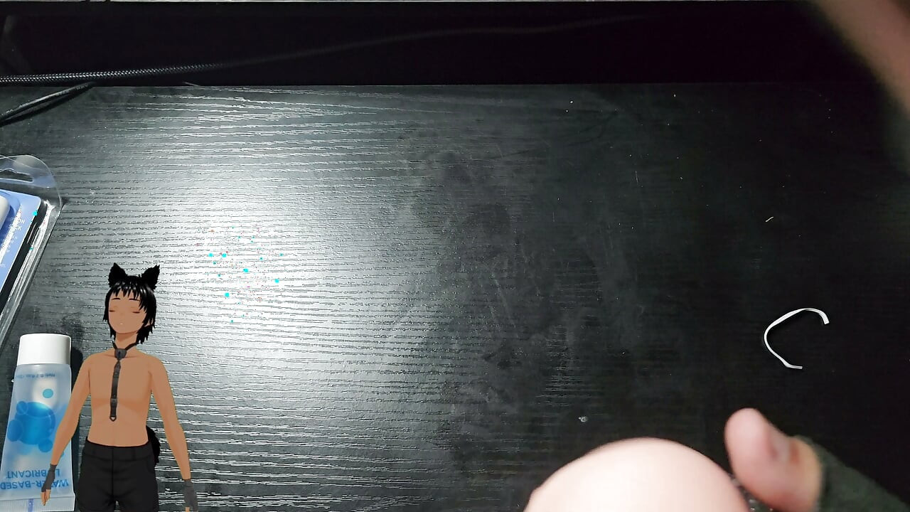 Using a pocket pussy that looks a mouth!