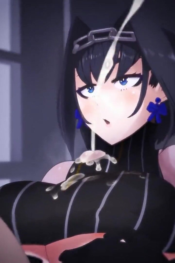 Kronii Clothed Titfuck