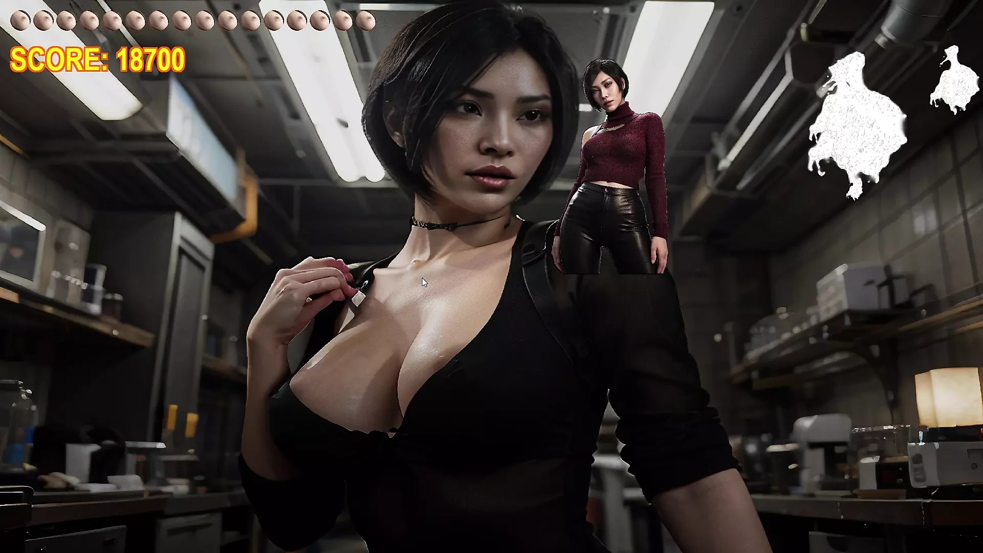 Ada Wong Desnuda Juego de PC - Inspirado en Resident Evil
