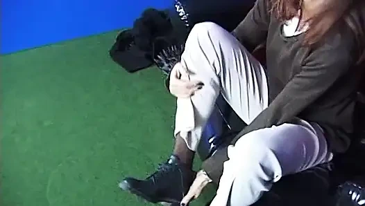 Cute slut sucking cock in pov