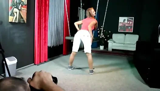 Beautiful Sexy Blonde Gets Fucked by Big Hard Cock During a Photo Book