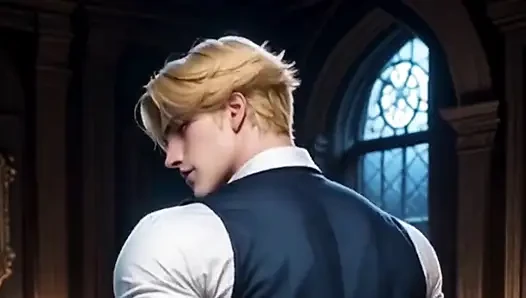 A Blond, European Bottom with a Huge Ass Likes to Get Cum Inside His Ass. Yaoi 3D Hentai Animation.