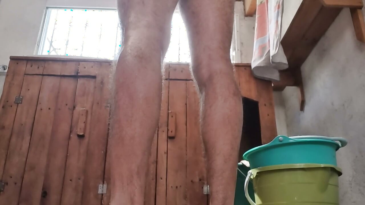 HAIRY SHOWING OFF SHOWING ASS, BALLS, ASS AND EVERYTHING ELSE