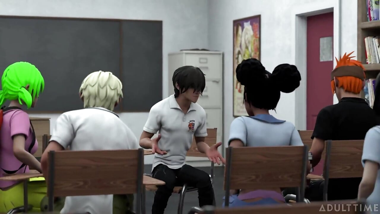 Hentai sex college 2. semester teil 1 - hentai süße wird an ihrem ersten tag wieder vollgespritzt