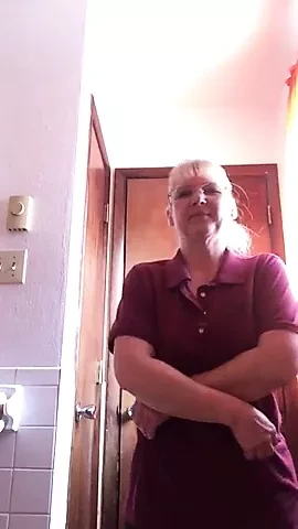 Mature Older Woman Makes Strip Vid