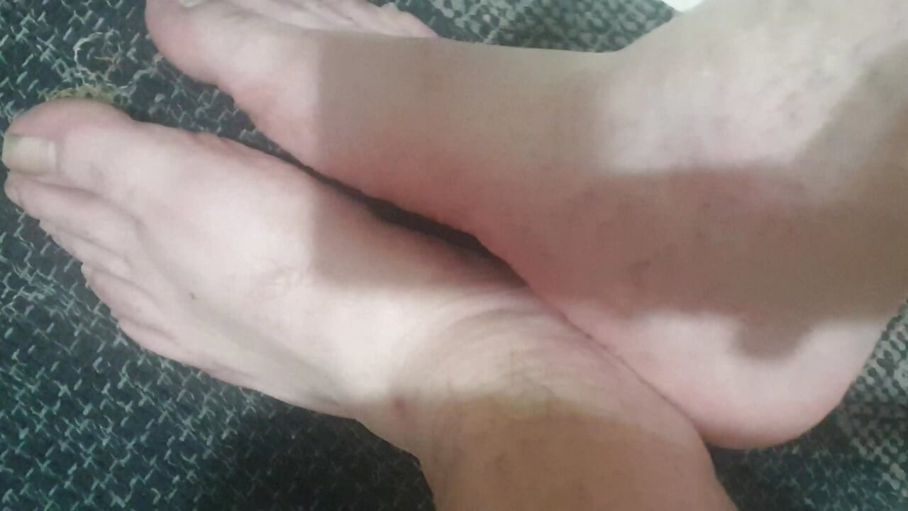 my feet after a nice shower