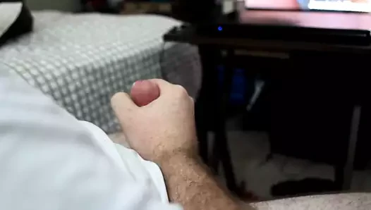 Großes Abspritzen mit lautem Orgasmus