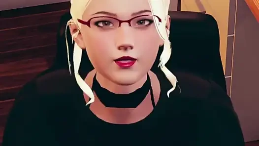 Boss Fucking Secretary After Partners Left the Office