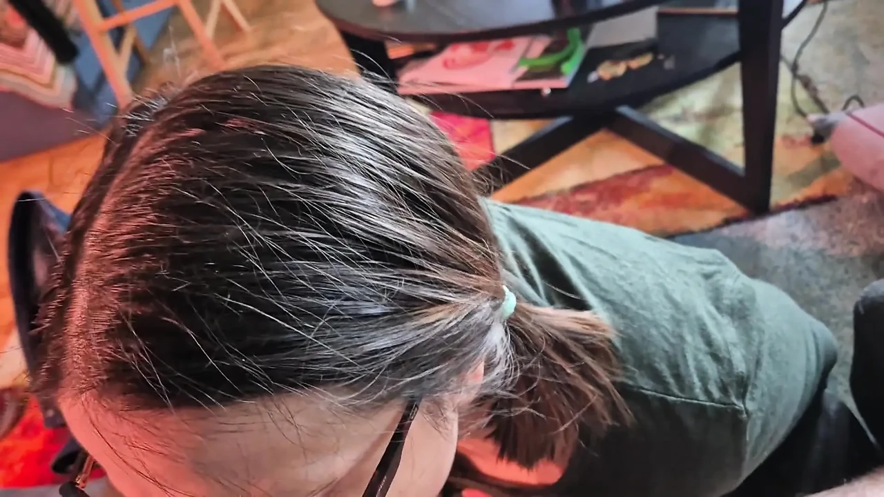 First Blowjob Video for Her - Homemade Handheld Cam