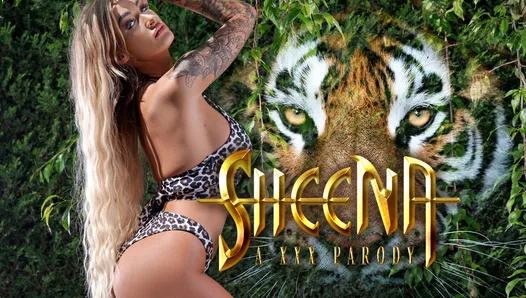 Sheena, fille pulpeuse tatouée, vous allaite après une attaque de lion